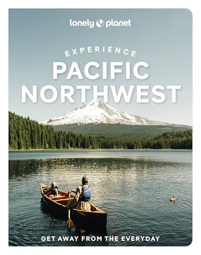 Lonely Planet travel guide cover featuring Mount Hood and a canoe on a lake.