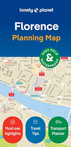 Lonely Planet Florence Planning Map cover showing a city map and feature icons.