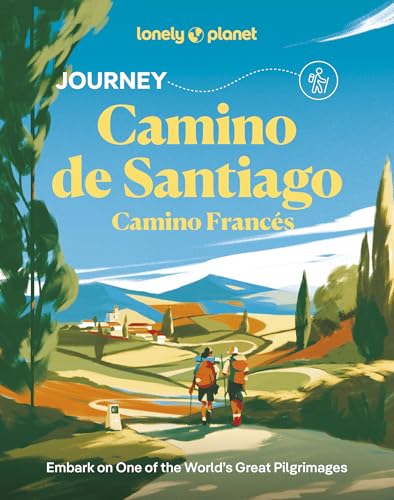 Book cover showing two hikers walking on a path through a hilly landscape.