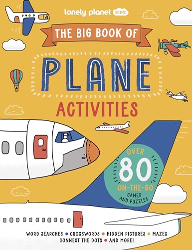 Book cover featuring illustrations of airplanes, clouds, and text on a yellow background.