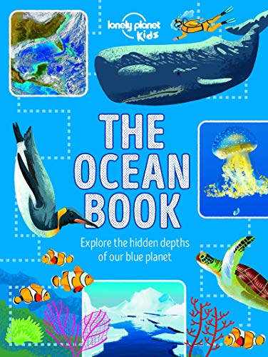 Book cover featuring a whale, penguin, turtle, jellyfish, and clownfish on a blue background.