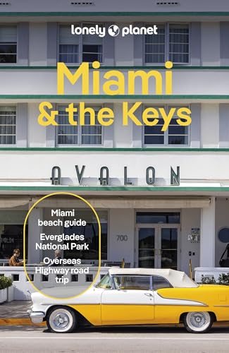 Lonely Planet travel guide cover featuring a vintage yellow car in front of Avalon hotel.