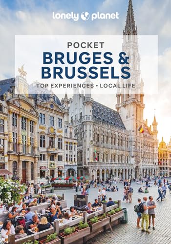 Lonely Planet travel guide cover featuring a Brussels town square.