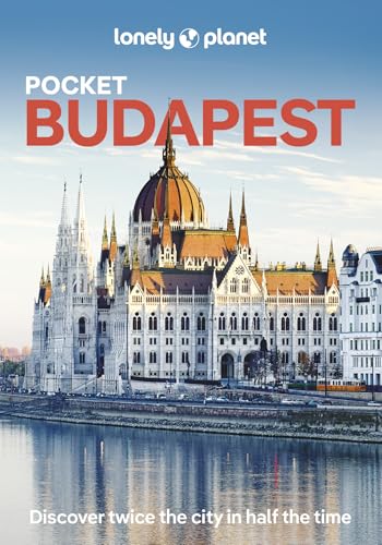 Lonely Planet Pocket Budapest guidebook cover featuring the Hungarian Parliament Building by the river.