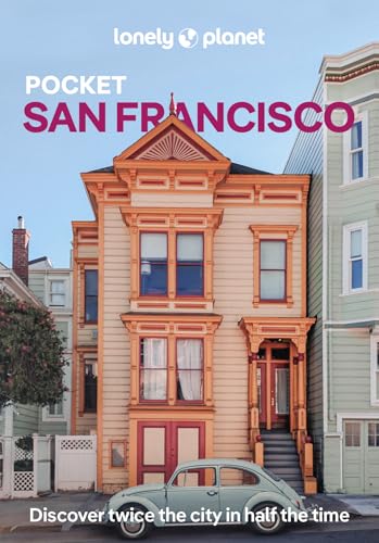 Lonely Planet Pocket San Francisco travel guide cover featuring a Victorian house and vintage car.