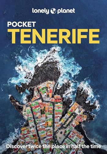 Lonely Planet Pocket Tenerife guidebook with coastal town aerial view.