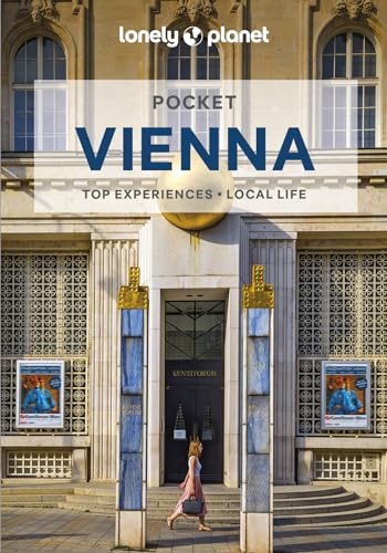 Lonely Planet Pocket Vienna guidebook cover with building facade and pedestrian.