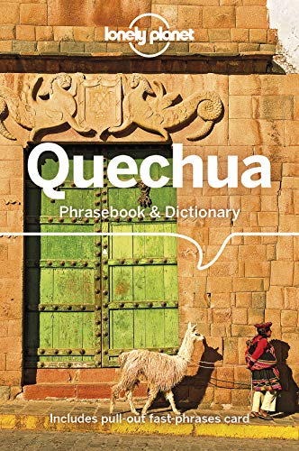 Lonely Planet Quechua phrasebook cover with llama and Andean architecture.