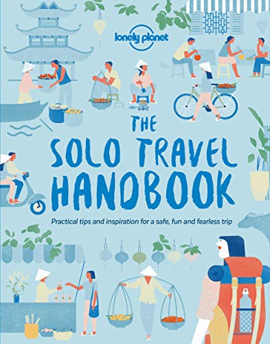 Lonely Planet’s “The Solo Travel Handbook” cover with illustrated travel scenes.