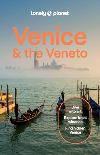 Lonely Planet travel guide cover featuring Venice canals and gondolas.