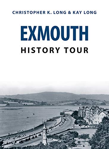 Book cover: "Exmouth History Tour" with a vintage coastal landscape.