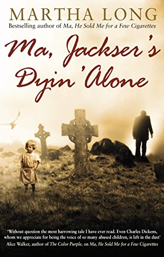 Book cover: graveyard scene with a child and distant figure.