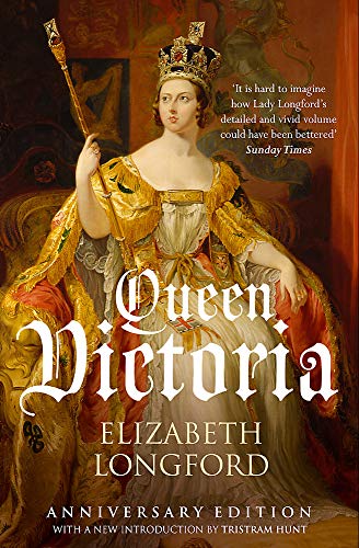 Book cover depicting Queen Victoria in regal attire, holding a scepter.