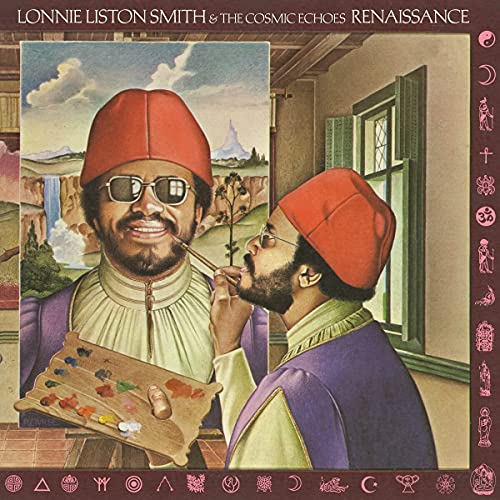 CD cover for Lonnie Liston Smith’s “Renaissance” featuring painted portraiture.