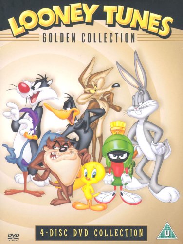 Looney Tunes Golden Collection DVD cover featuring various classic cartoon characters.