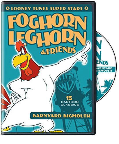 Looney Tunes DVD cover featuring Foghorn Leghorn and a cartoon chicken.