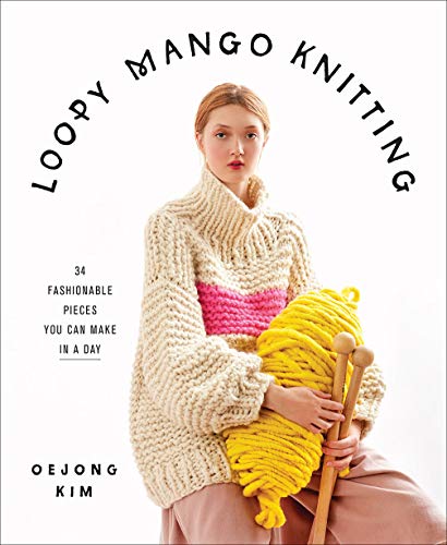 Book cover featuring a woman in a chunky knit sweater with yarn.