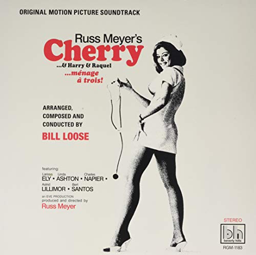 Record album cover for "Cherry...& Harry & Raquel" featuring a woman in a dress.