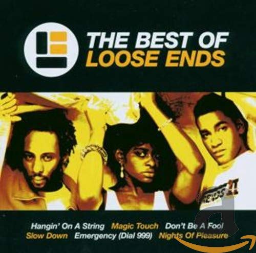 CD cover featuring the band Loose Ends with text listing their greatest hits.