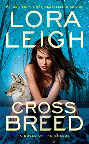 Book cover featuring a woman and wolf against a snowy forest backdrop.
