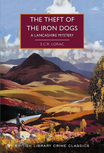 Book cover: landscape painting with mountains, titled “The Theft of the Iron Dogs.”