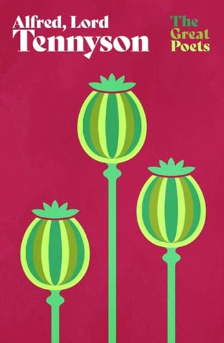 Book cover: red background with green poppy illustrations and white text.
