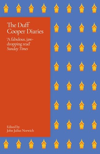 Book cover: "The Duff Cooper Diaries" with quill pen pattern.