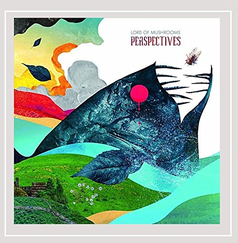 CD cover with collage of landscapes, a whale, and insect.