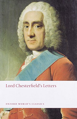Portrait of Lord Chesterfield on cover of “Lord Chesterfield’s Letters.”