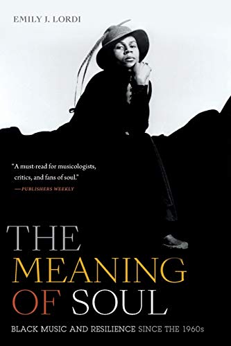 Book cover featuring a Black woman in a hat, titled “The Meaning of Soul.”