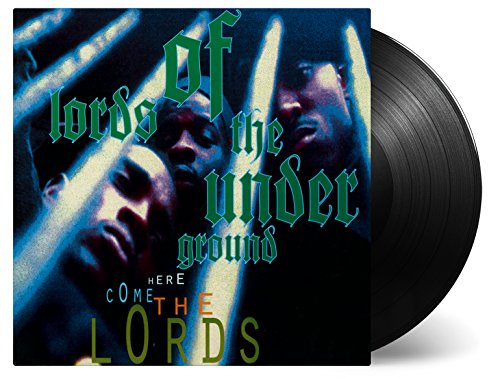Lords Of The Underground album cover with a black vinyl record.