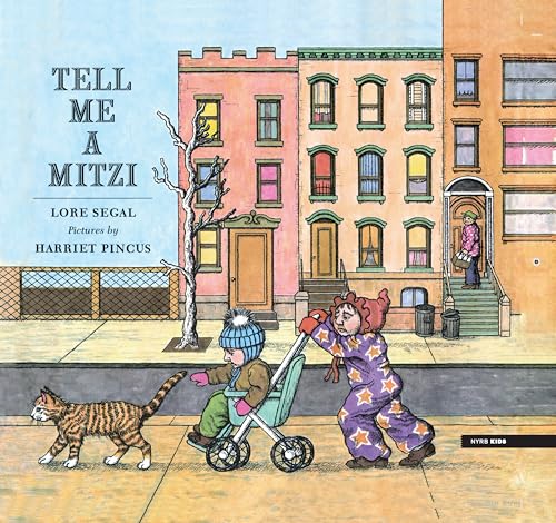Book cover showing a child in a stroller, a person in pajamas, and a cat.