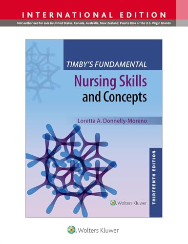 Blue textbook cover, “Timby’s Fundamental Nursing Skills and Concepts” title visible.
