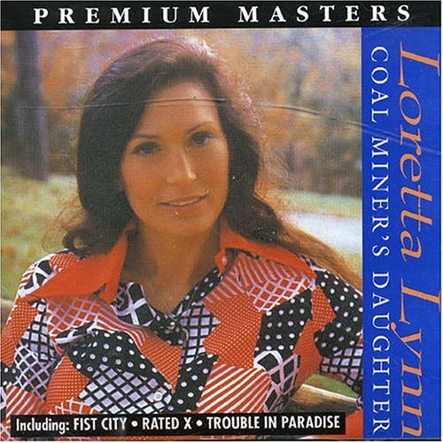 Loretta Lynn album cover, “Coal Miner’s Daughter,” featuring a portrait of the singer.
