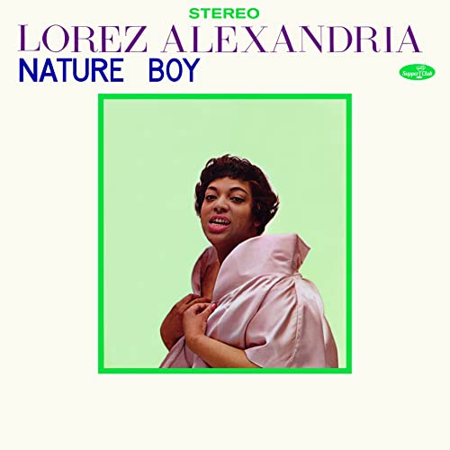 Album cover for Lorez Alexandria’s “Nature Boy” featuring a portrait of the singer.