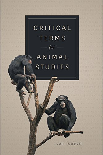 Book cover: “Critical Terms for Animal Studies” with chimpanzees.