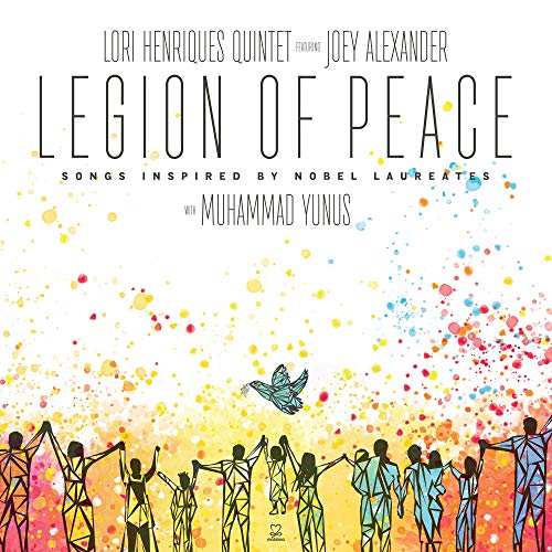 CD cover: "Legion Of Peace" with colorful splatter and silhouetted figures.