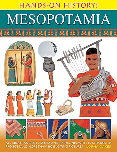 Book cover featuring a child playing a lyre and various ancient Mesopotamian artifacts.