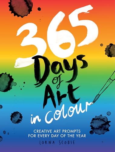 Book cover with colorful paint splatters, bold text, and a paintbrush.