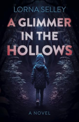 Book cover: child with flashlight walking into a dark, misty forest.
