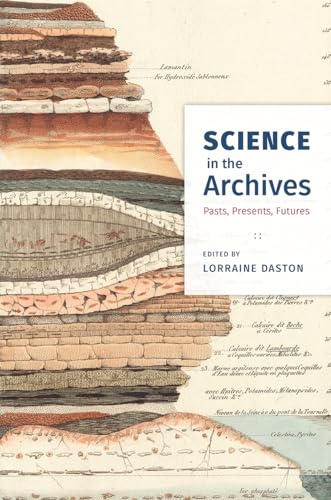 Book cover with layered geological strata illustration and blue title text.