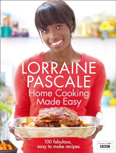 Cookbook cover featuring Lorraine Pascale holding a roasted meat dish.