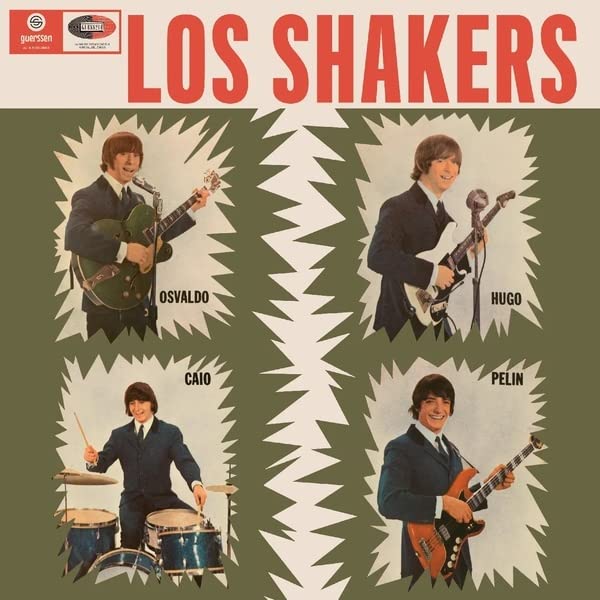 1960s album cover featuring four musicians of Los Shakers.
