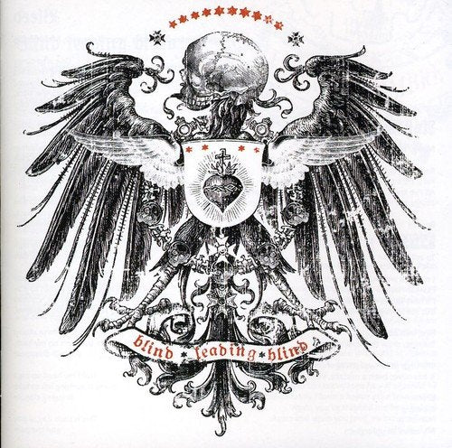 Black and white illustration of a skull with wings and a heart.