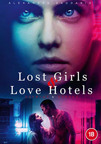 DVD cover for "Lost Girls And Love Hotels" featuring a close-up face.