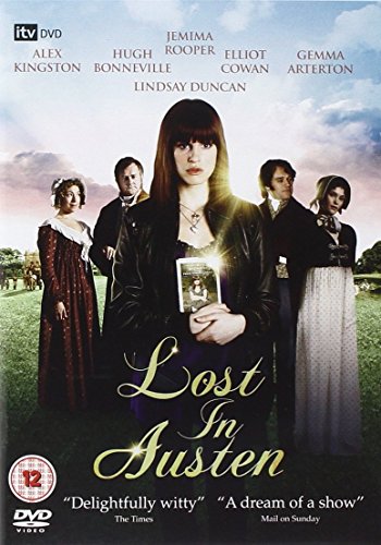 Lost In Austin" DVD cover featuring a woman in modern and period clothing.
