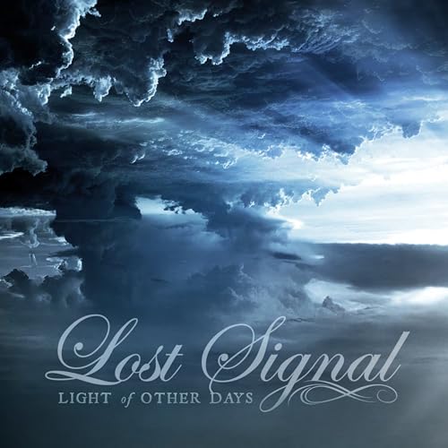 CD cover with stormy sky, water reflection, and ornate title text.