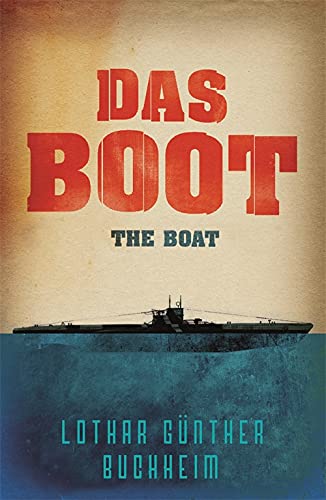 Book cover for “Das Boot” featuring a submarine silhouette and red title.
