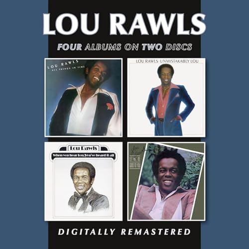 CD cover featuring four Lou Rawls album covers arranged in a two-by-two grid.