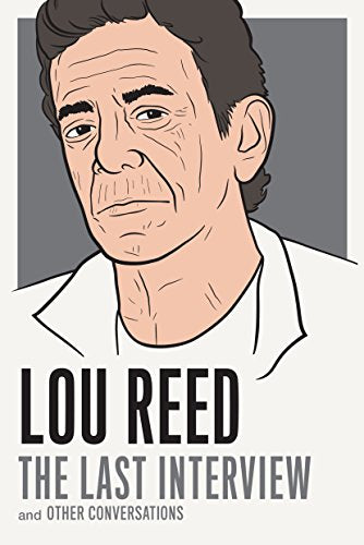 Book cover featuring a portrait illustration of musician Lou Reed.